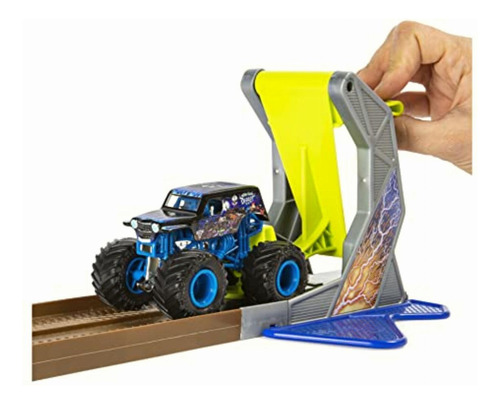 Monster Jam Set De Juego, Rampa Estilo Libre 1:64
