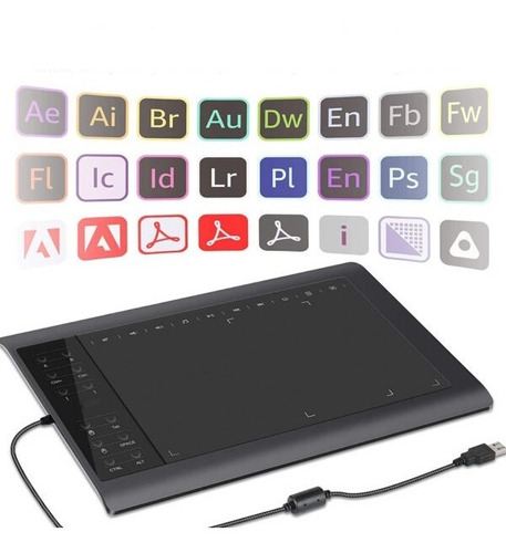 Tableta Grafica Digitalizadora Compatible Windows Y Mac Os 