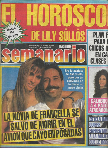 Semanario / N° 469 / Año 1988 / Francella / Calabro 