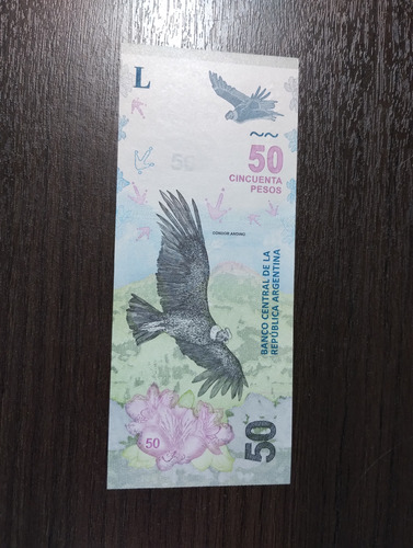 Capicua Billete $50 Cóndor Sin Circular (Usado)