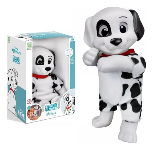 Boneco Cachorrinho 1010 Dalmatas Amor De Filhote Disney