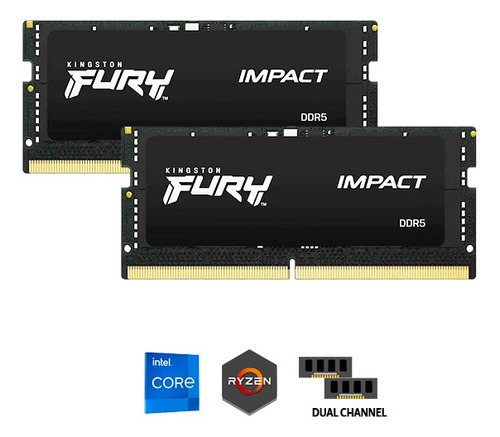 Memoria Ram Fury Impact Ddr5 16 Gb 4800 Mhz