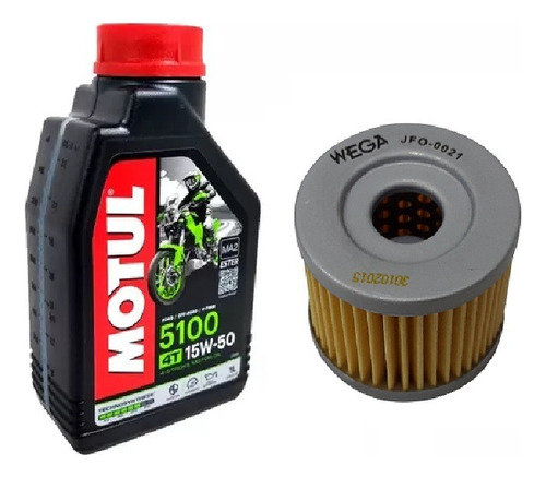 Kit Service Suzuki En / Gn / An 125 Aceite Motul + Filtro