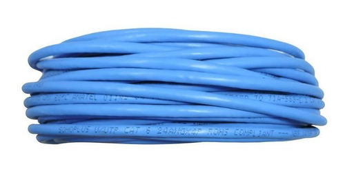 Imagem 2 de 3 de Cabo Lan Utp Cat6 Furukawa Dados Voz Cmx Sohoplus Rl 20 Mt