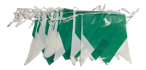 Kit Com 100 Metros Banderinhas Junina Duas Cores Plástica