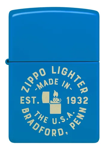 Encendedor Zippo Zippo Seal Design Azul Zp46173