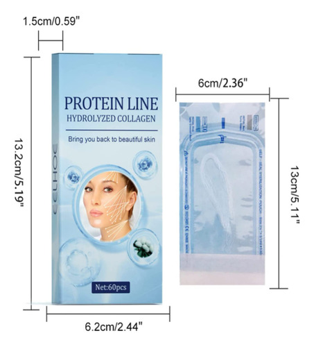 Hilo De Proteína Soluble Coreano Proform, Hilo De Colágeno