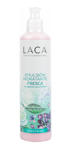 Emulsion Hidratante Fresca Lila Y Gardenia 240ml Laca