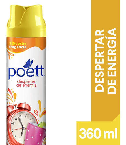 Poett Desodorante Ambiente Despertar Energía Aerosol 360ml