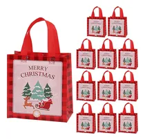 Comprar Bolsas Navideñas Reutilizables Bolsas De Dulces No Tejidas P