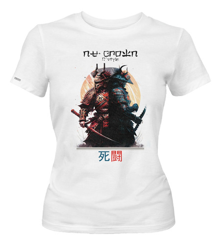 Camiseta Samurais Duelo Japoneses Batalla Dama Mujer Inp Idk