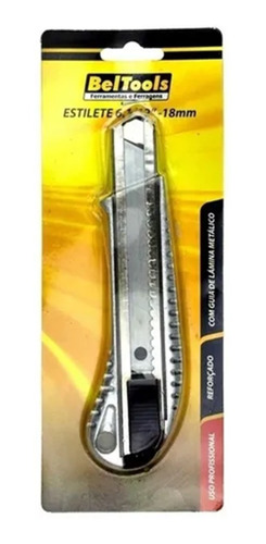 Imagem 3 de 5 de Estilete De Metal 6.1/12 18mm - Beltools