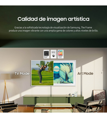 Pantalla Samsung Qled The Frame 4k 55 Antireflejos Año 2025
