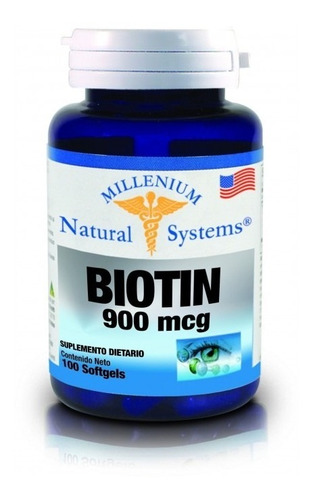 Biotina Americana 900mcg X 100 Sof Systems ( 4 Unid ) 