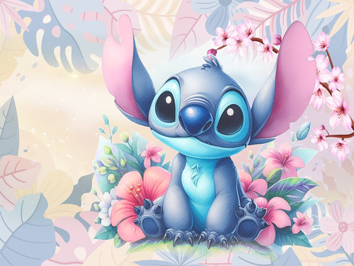 Painel Lilo Stitch 4x3
