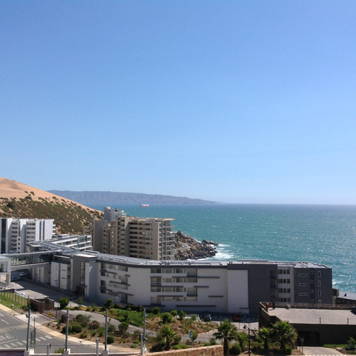 Lindo Depto. En Costa De Montemar,  Excelente Vista Al Mar.