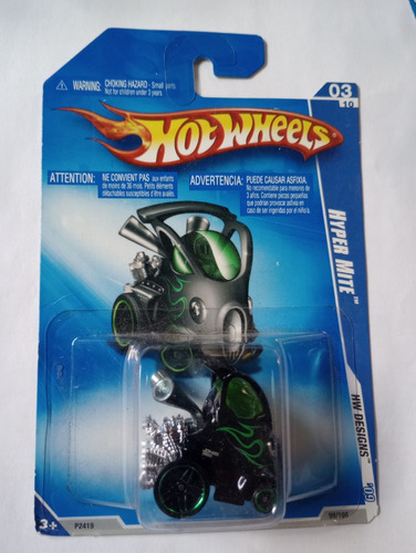 Hot Wheels Cars Toy Metal Hyper Mite Año 2008 Hw Designs