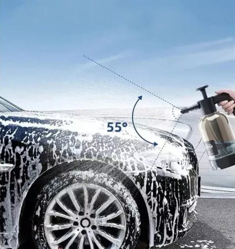 Pulverizador De Espuma Con Bomba De Lavado De Autos, Saiviek Espumadora Automotriz 2 Litros, Botellas De Pulverizador A Presión Para La Limpieza, Jardinería, Lavado De Automóvile