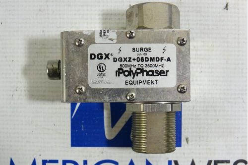 Poly Phaser Dgxz+06mdf-a Surge Protection 800mhz To 2500 Dde