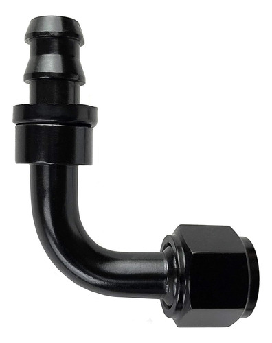 4an 90 Grados De Aluminio An Hembra Giratorio Push-on/lock M