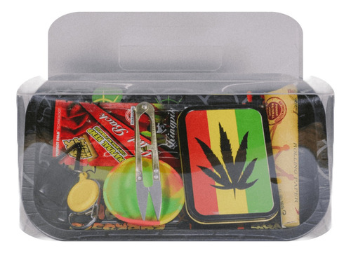 Kit 420 Pro Bandeja / Encendedor + Cono + Blunt + Tijera