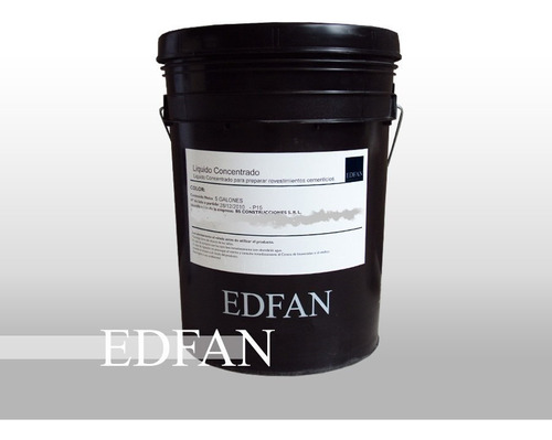 Liquido Concentrado Para Microcemento Edfan X 5 Galones