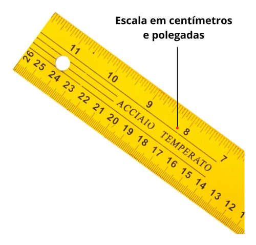 Nível 30cm Magnético Imã + Esquadro Aço 12pol Cabo Metal