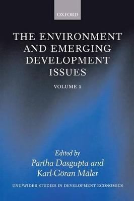 Libro The Environment And Emerging Development Issues: Vo...