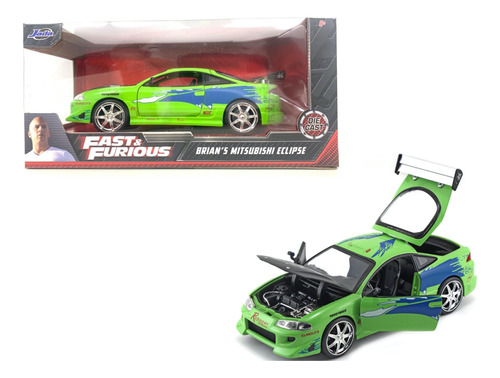  Brian's Mitsubishi Eclipse 1995  Rapido Y Furioso 1:24 Jada