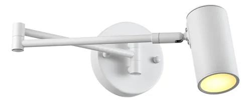 Aplique Pared Longina Dicro Gu10 Con Brazo 54x12cm Blanco