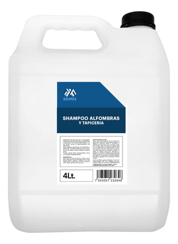 Shampoo Alfombras Y Tapiceria Uso Profesional 4 Lt