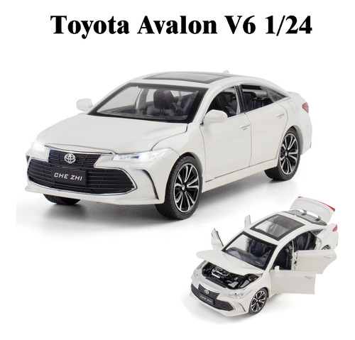 Toyota Avalon Miniatura Metal Coche Con Luces Y Sonido 1/24
