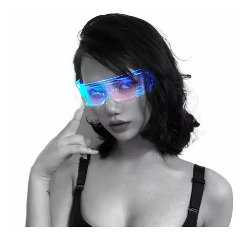 Cyberpunk Tecnología Futurista Sense Gafas Led Jump Di