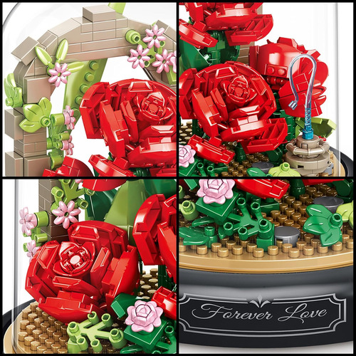 Juego De Construcción De Ramo De Flores Artificiales Para Ad