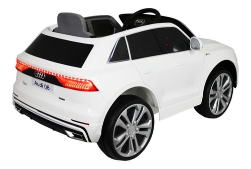 Coche con batería para niños Audi Q8 6v Evolux Bivolt, color blanco