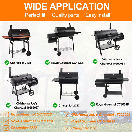 Sartén Ajustable De 23 A 35 Pulgadas Para Chargriller 5050 5