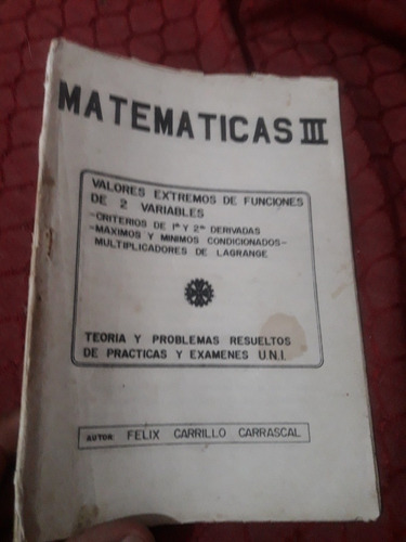 Boletin Matemáticas Tomo 3 Carrillo