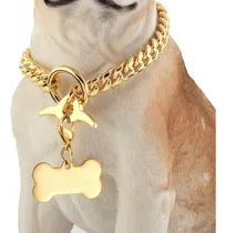 Comprar Collar De Cadena Para Perro Cadena De Eslabones Cubanos De 1