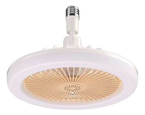 Ventilador Con Bombilla Led Para Dormitorio, Perfil De Techo