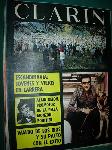 Revista Clarin 23/9/73 Waldo De Los Rios Parque Diversiones