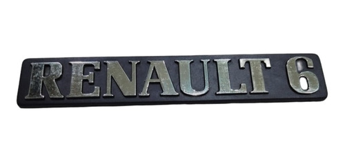 Emblema Leyenda Trasera Renault 6 Original