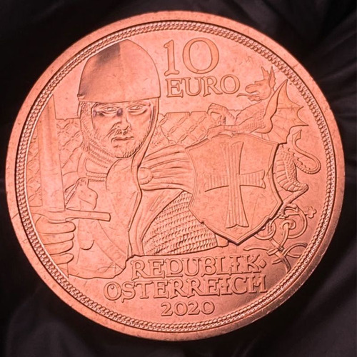 Coleção De Moedas De 10 Euros Da Áustria, Cavaleiros