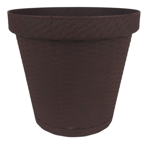 Maceta Rattan Redonda 20cm