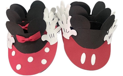 Gorra Mickey Y Minie Mouse 12 Piezas