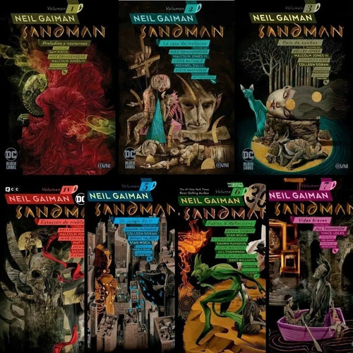 Imagen 1 de 4 de Sandman Todos Los Tomos, Neil Gaiman, Ed. Ovni Press