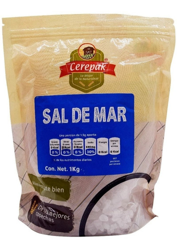 Sal De Mar Calidad Premium Contenido 1kg