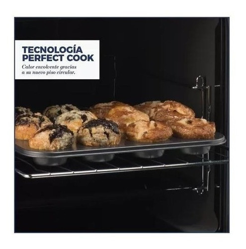 Imagen 6 de 9 de Cocina General Electric Cg756i 55cm Inoxi Con Tapa Outlet!!!