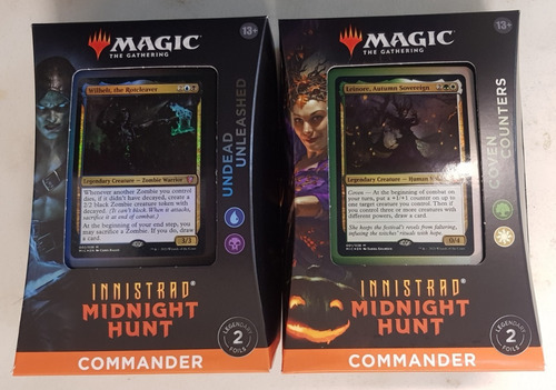 Mtg Magic Set De 2 Mazos Commander Innistrad Midnight Hunt