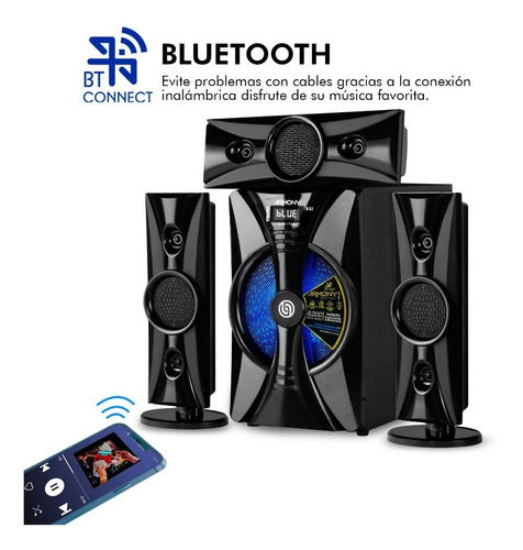 Steelpro Minicomponente Home Theater 8,000 W - Armony - b3.1