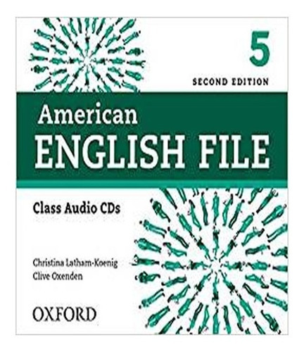 American English File 5   Class Audio Cds   02 Ed: American English File 5   Class Audio Cds   02 Ed, De Vários Autores. Editora Oxford - Professor, Capa Mole, Edição 1 Em Inglês